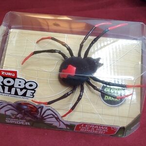 Robo Alive Crawling Spider‎ - Black and Red
